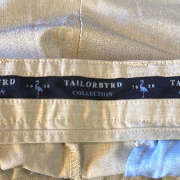 TailorByrd Khaki Chino Tan Golf Shorts size 38 Polyester - Picture 4 of 7